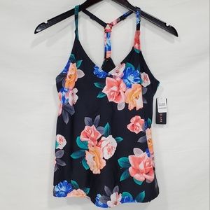 Island Escape Kauai Bloom Racerback Tankini Top